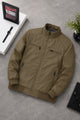 Men's Classic Padded Imported Parachute Puffer Jacket In Brown