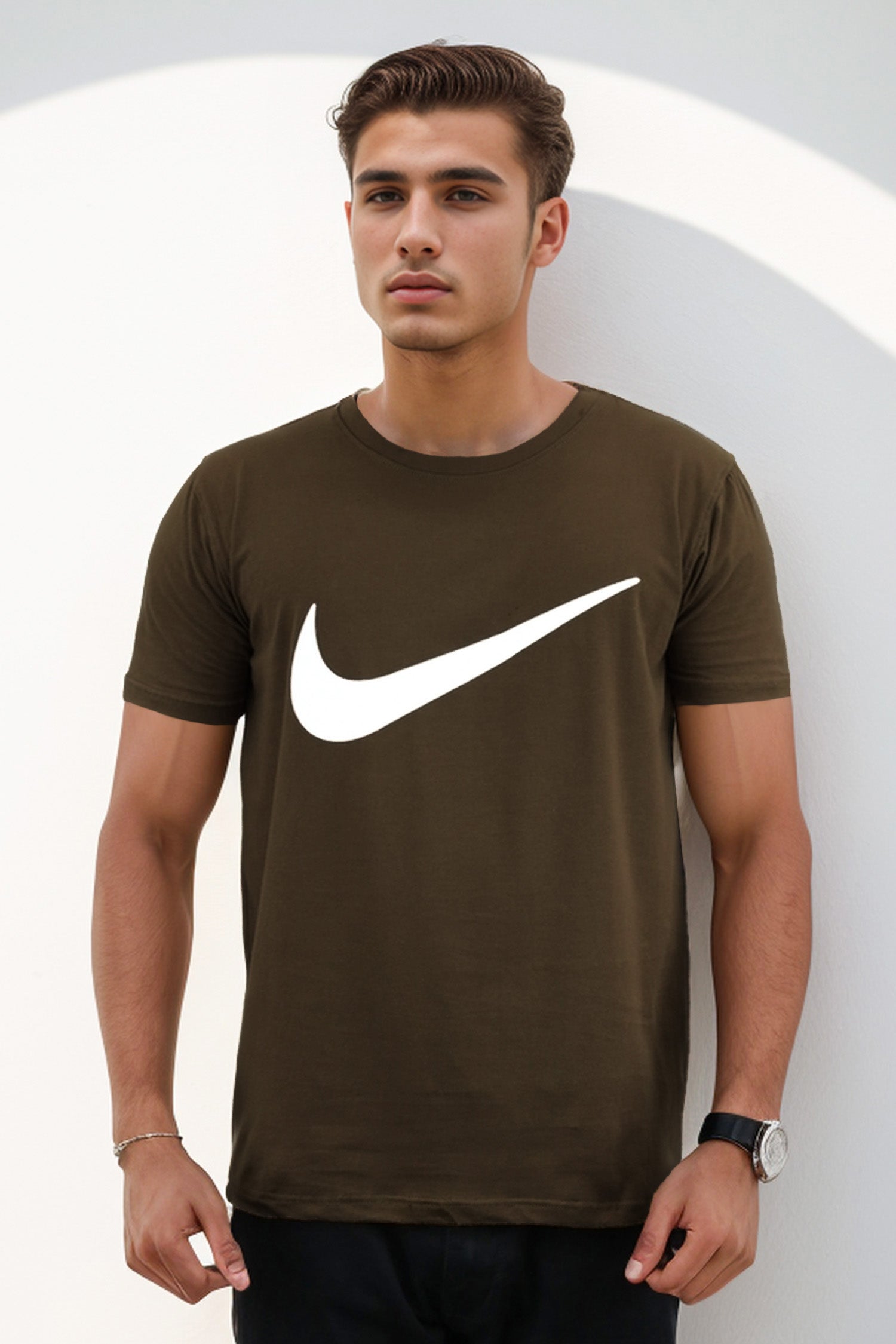 Nke Logo Premium Round Neck T-Shirt