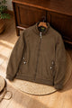 Turbo x Polo Classic Blouson Imported Men's Suede Jacket In Brown