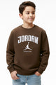 Jrdn Flight Heritage Crew Neck Unisex Kids Sweatshirt