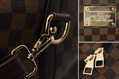 Luis Vten Imported Signature Printed Travel bag in Brown