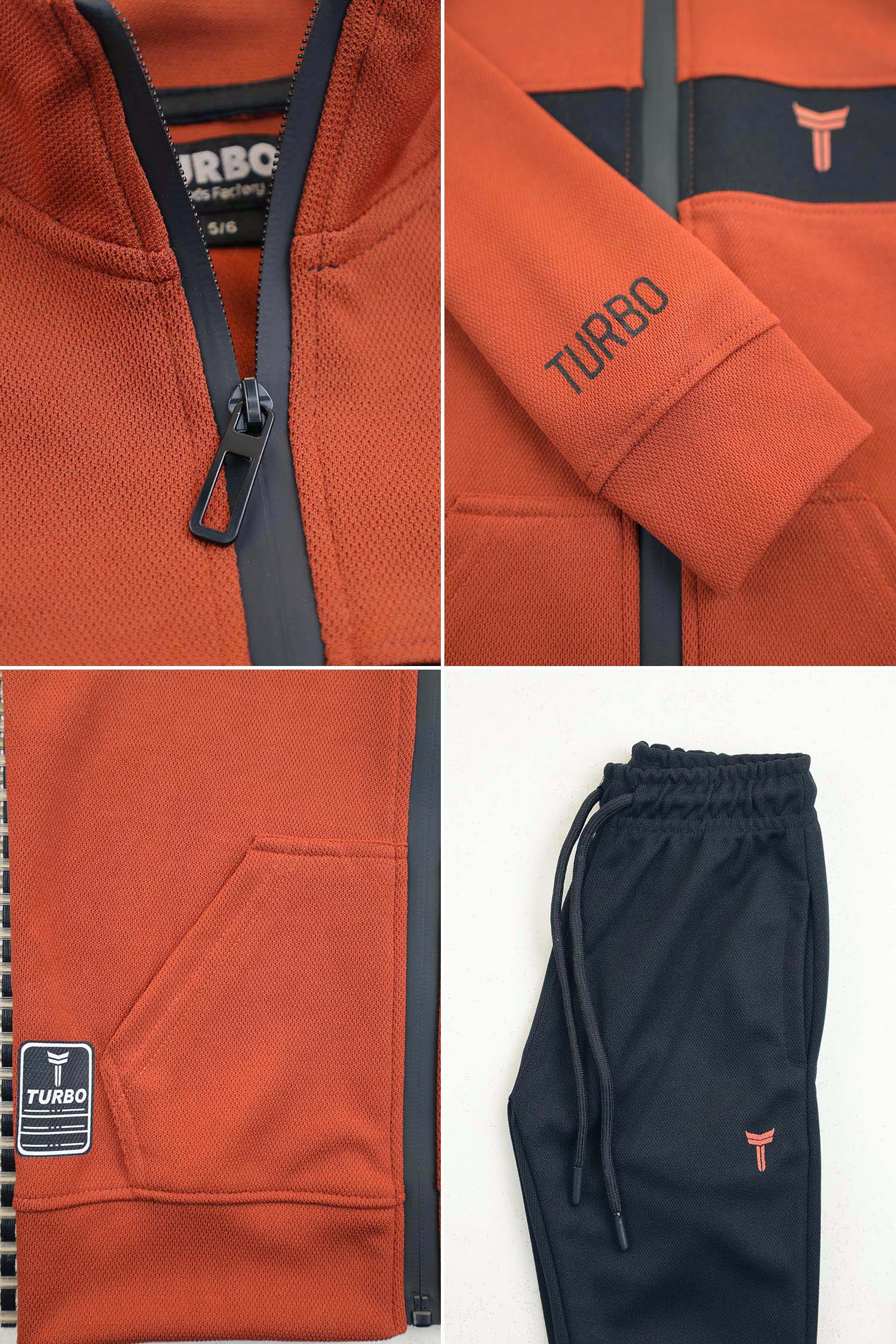 Turbo TrainFit Panel Unisex Younger Kids Tracksuit