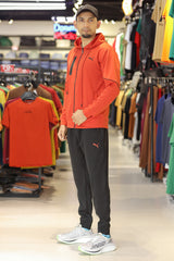Pma Mens Vent Hooded Woven Zipper Tracksuit