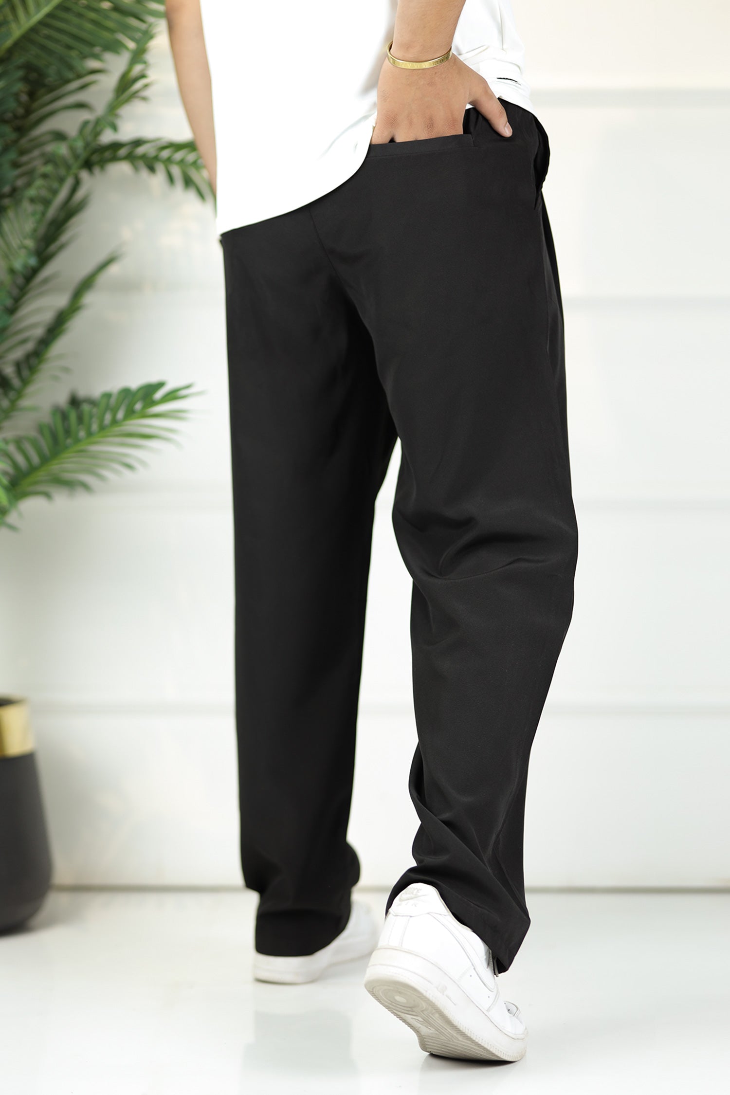 Turbo Urban Micro Box Plate Loose Bottom Trouser