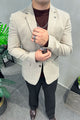 Turbo Self-Lining Texture Imported Men Blazer