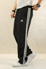 Adds Loose Bottom Zip Style Imported Sportswear Trouser