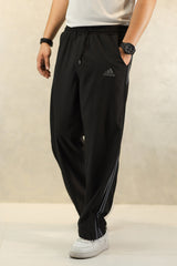 Adds Loose Bottom Zip Style Imported Sportswear Trouser