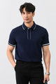 Turbo Piping Collared Style Men's Polo T-Shirt