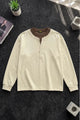 Turbo Henley Pullover Imported Round Neck Men's Sweatshirt