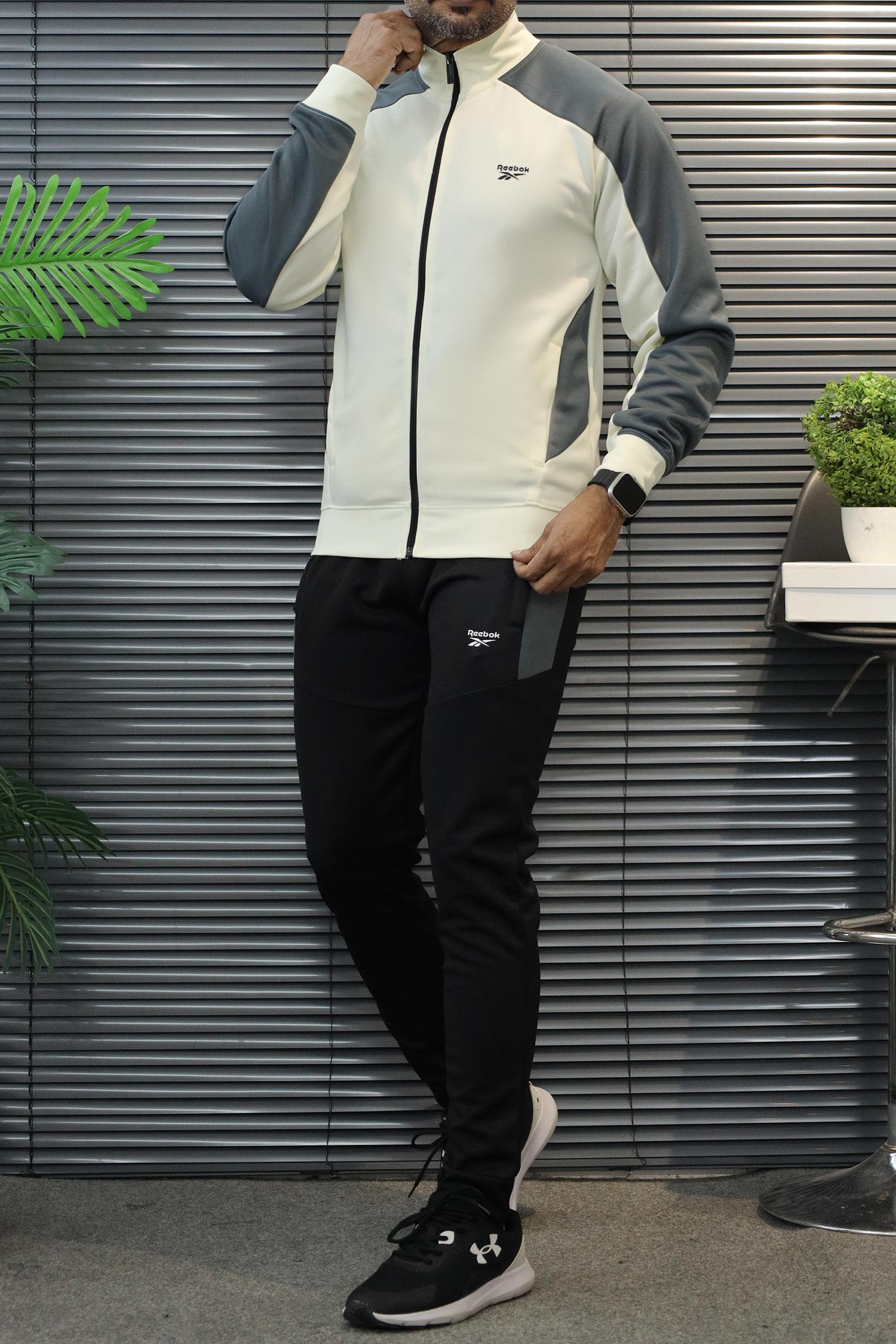 Rebok Tech-Fit Wind Breaker Men's Co-Ord Set