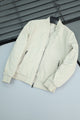 Regular Fit Club Imported Light Weight Jacket In Cream