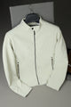 Wind Guard Imported Suede Leather Jacket In Cream