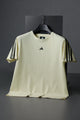 Adds Essentials Base 3-Stripes Men's Tee In Cream