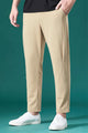 Turbo Sporty Style  Cross Plate Trouser In Cream