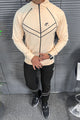 Nke Air Wind-Runner Zipper Men's Co-Ord Set In Cream