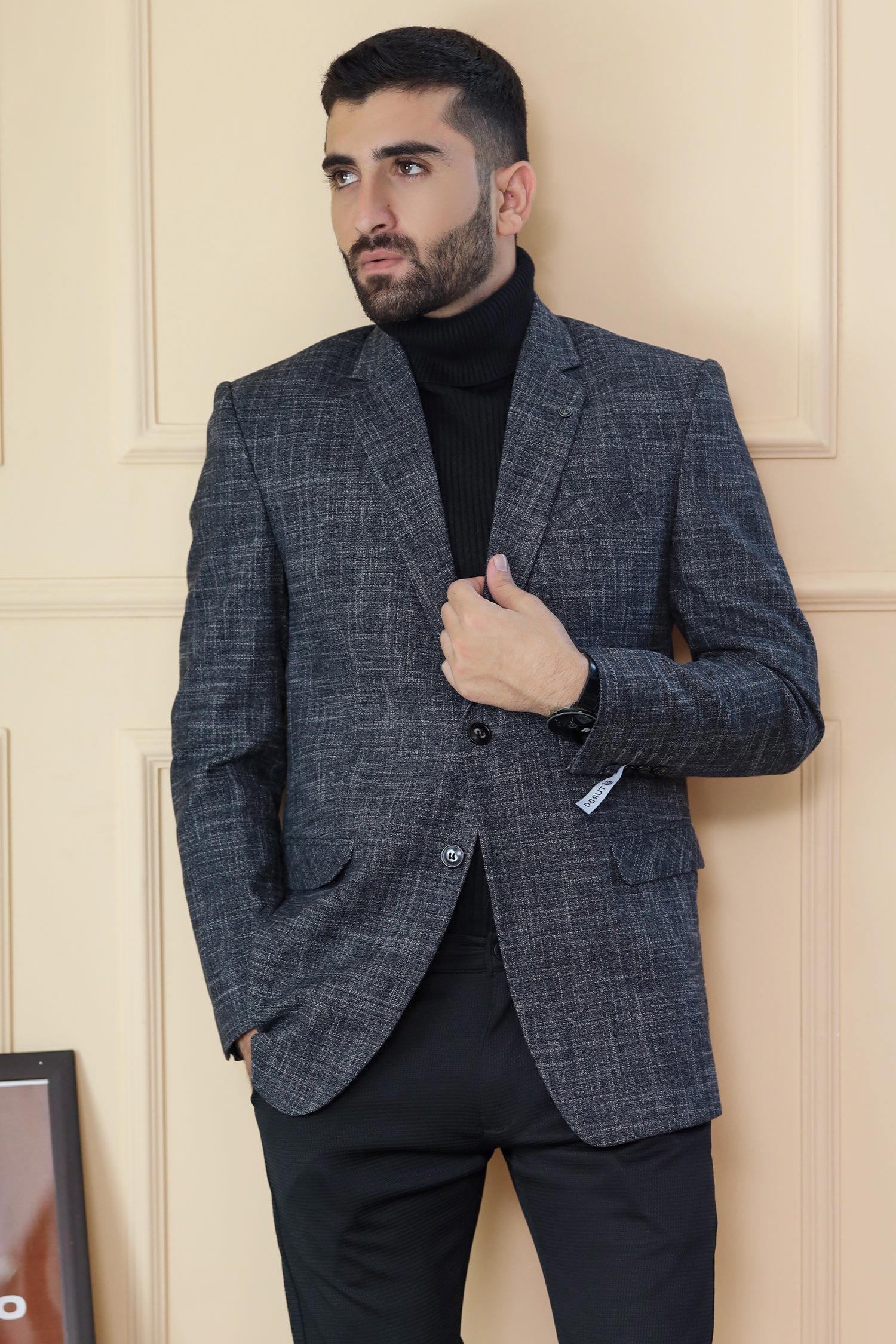 Classic Rich Ember Tone Mens Casual Blazer