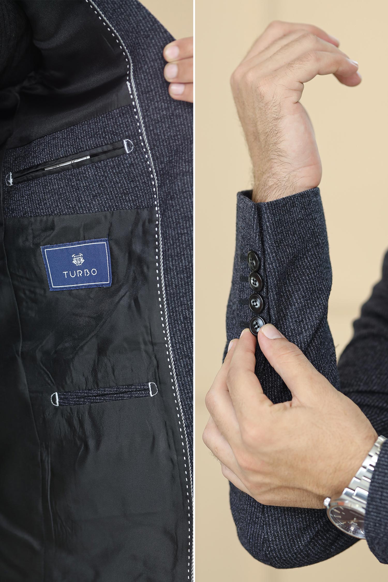 Classic Rich LuxeForm Mens Casual Blazer