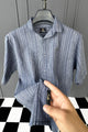Turbo Down Box Collared Casual Shirt