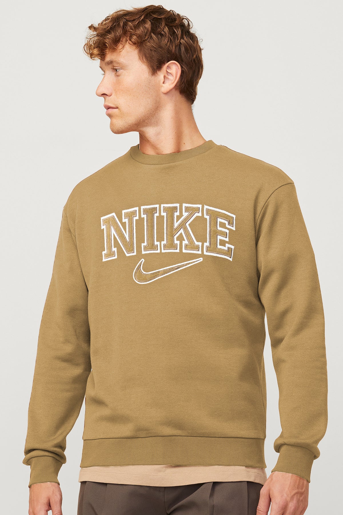 Nke Signature Typography Full Sleeve Men's Sweatshirt