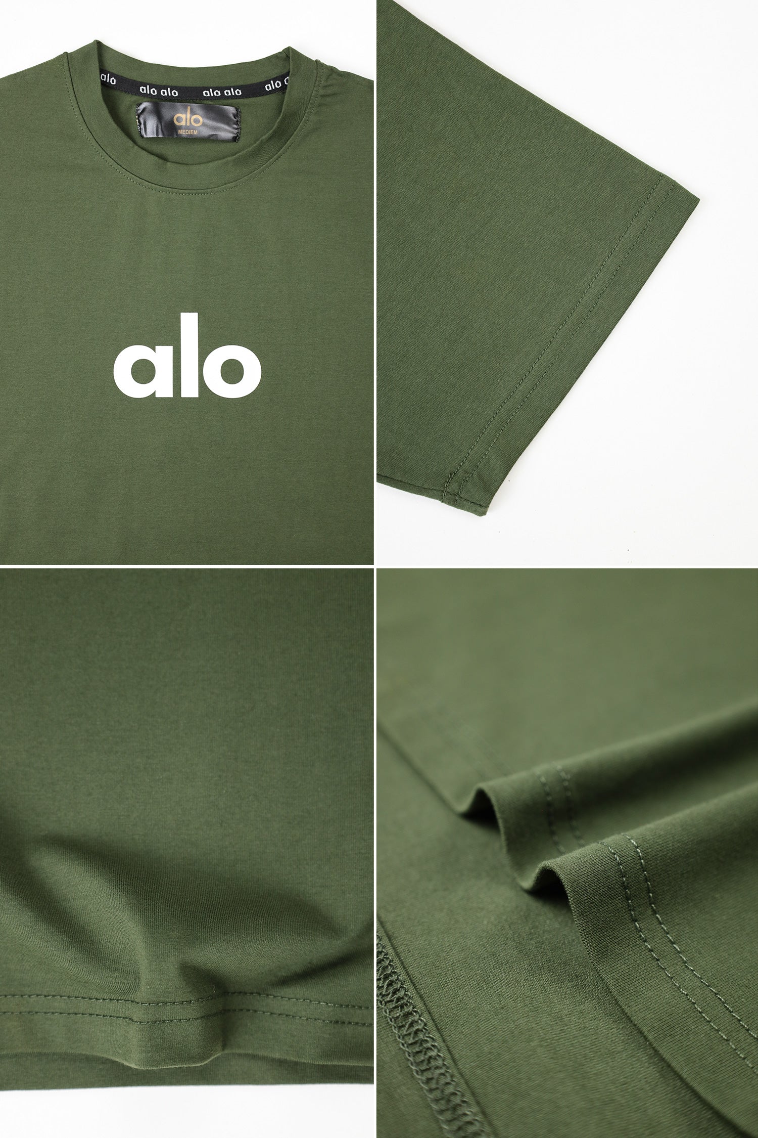 Alo 'The Icon' Geometric Graphic Crew Neck Tee
