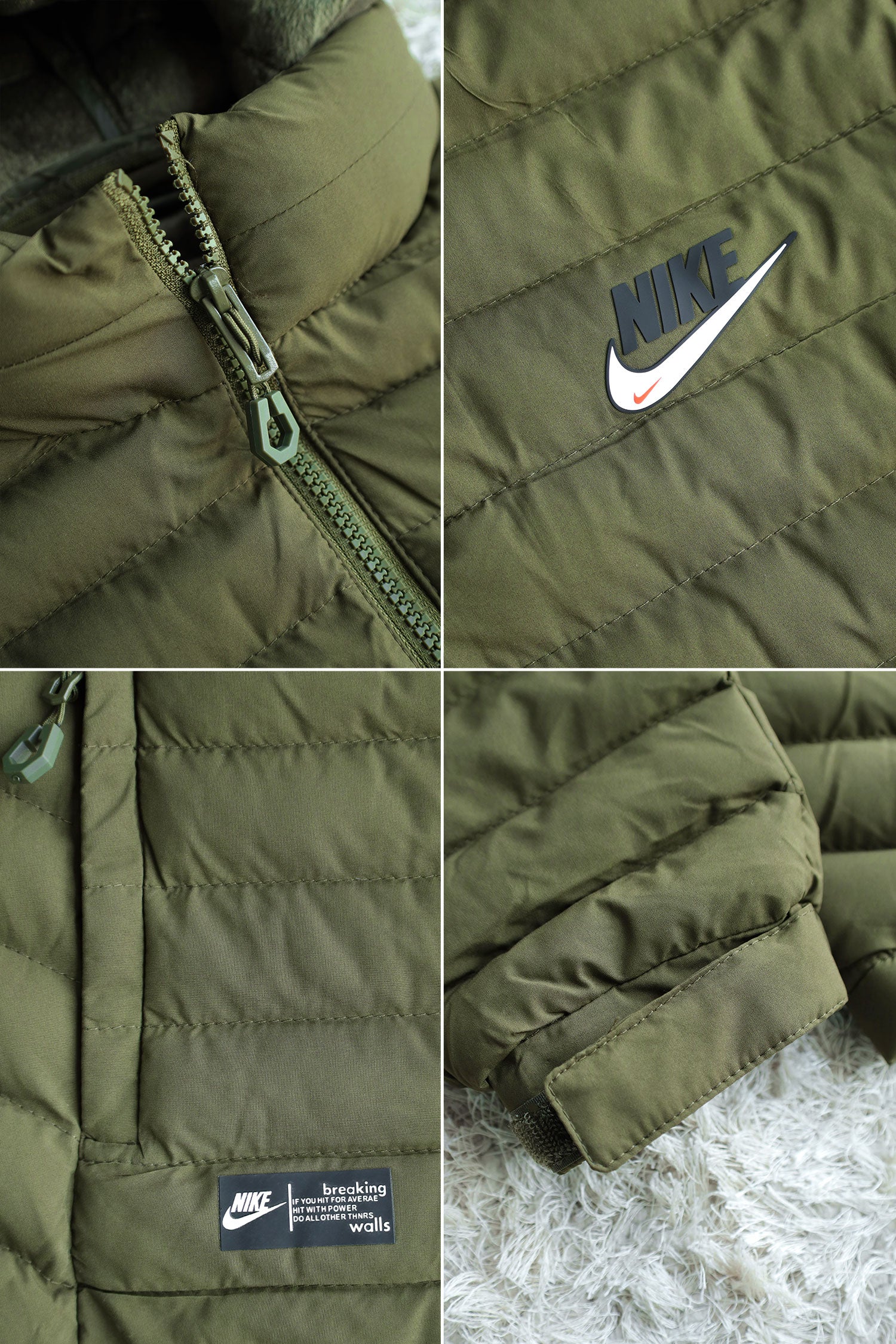 Nke Hooded Imported Puffer Jacket