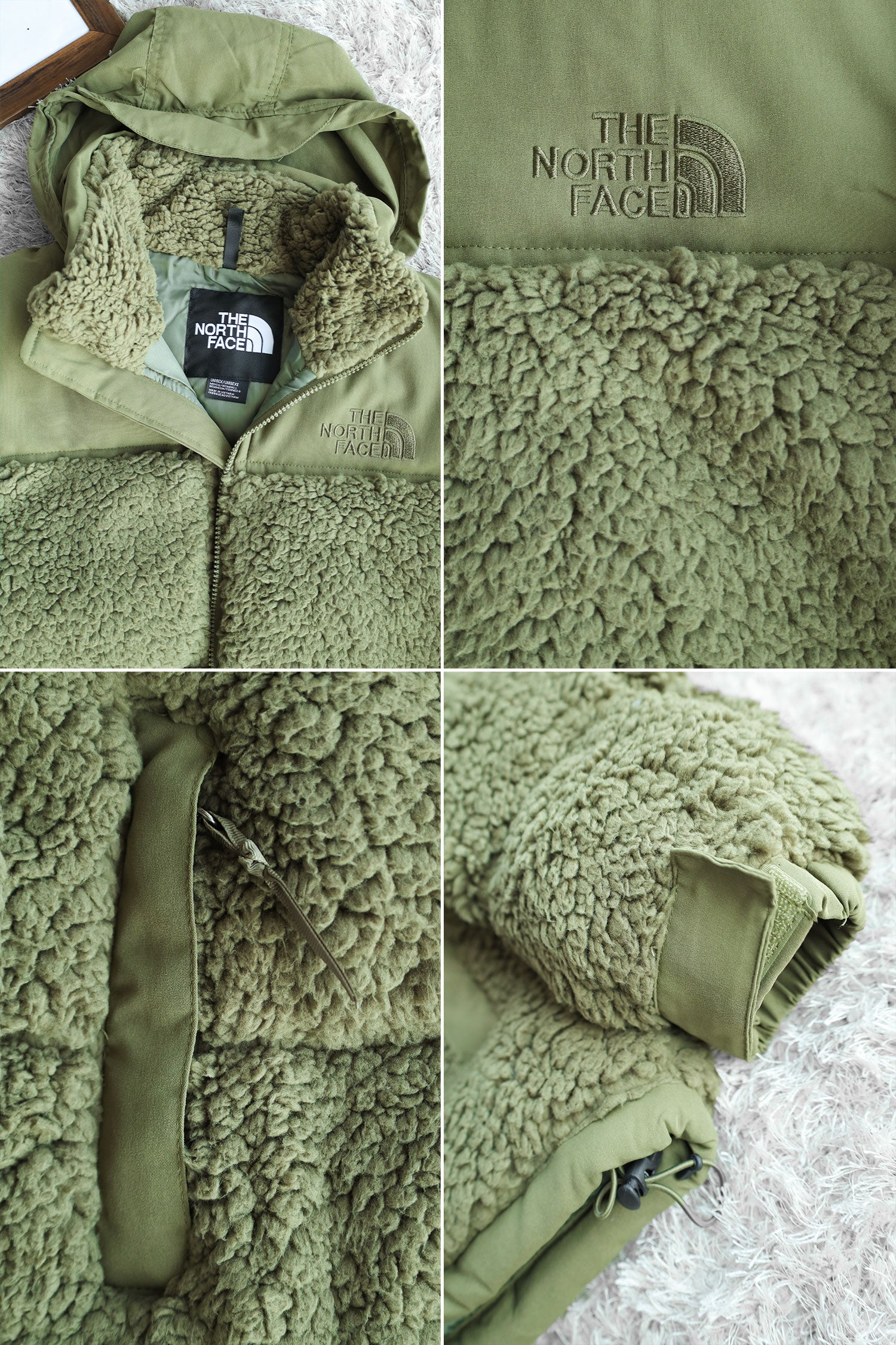 The Nrth Fce Sherpa Fleece Padded Imported Puffer Jacket