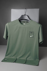 Nke Air Max Box Graphic Dry-Fit Tee In Camo Green