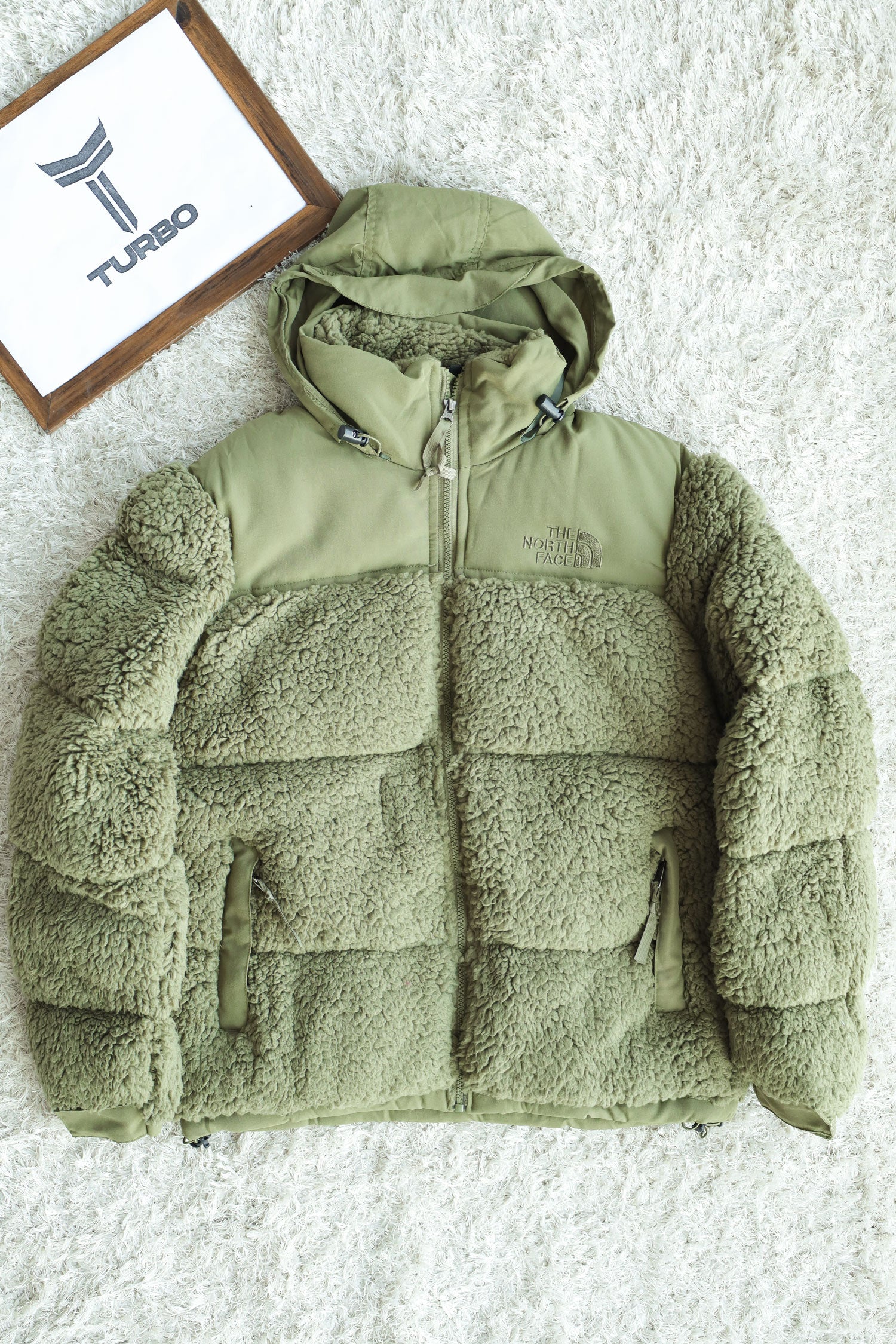 The Nrth Fce Sherpa Fleece Padded Imported Puffer Jacket