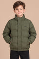 Nke Classic Padded Imported Kid's Puffer Jacket In Camo Green