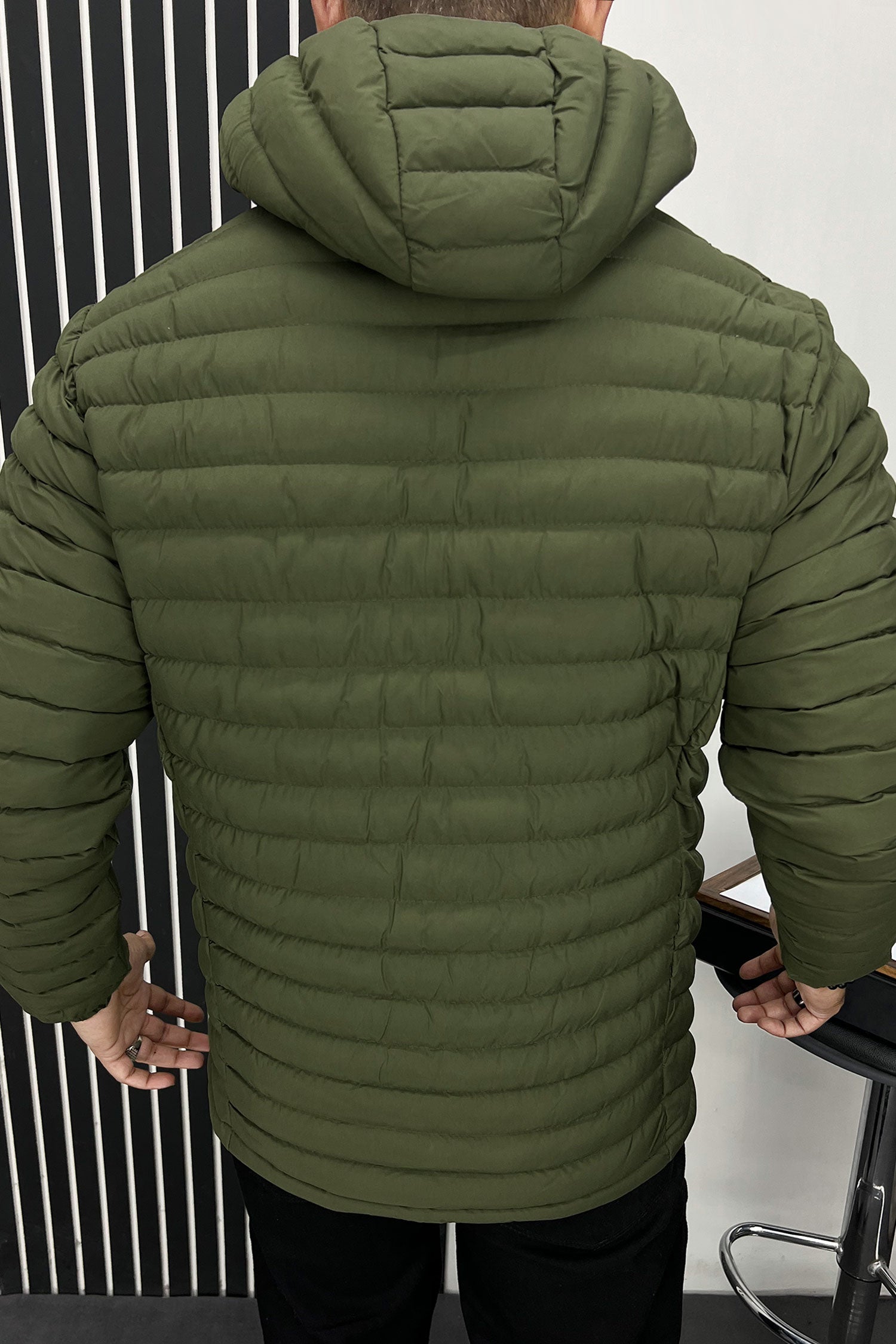 Nke Hooded Imported Puffer Jacket