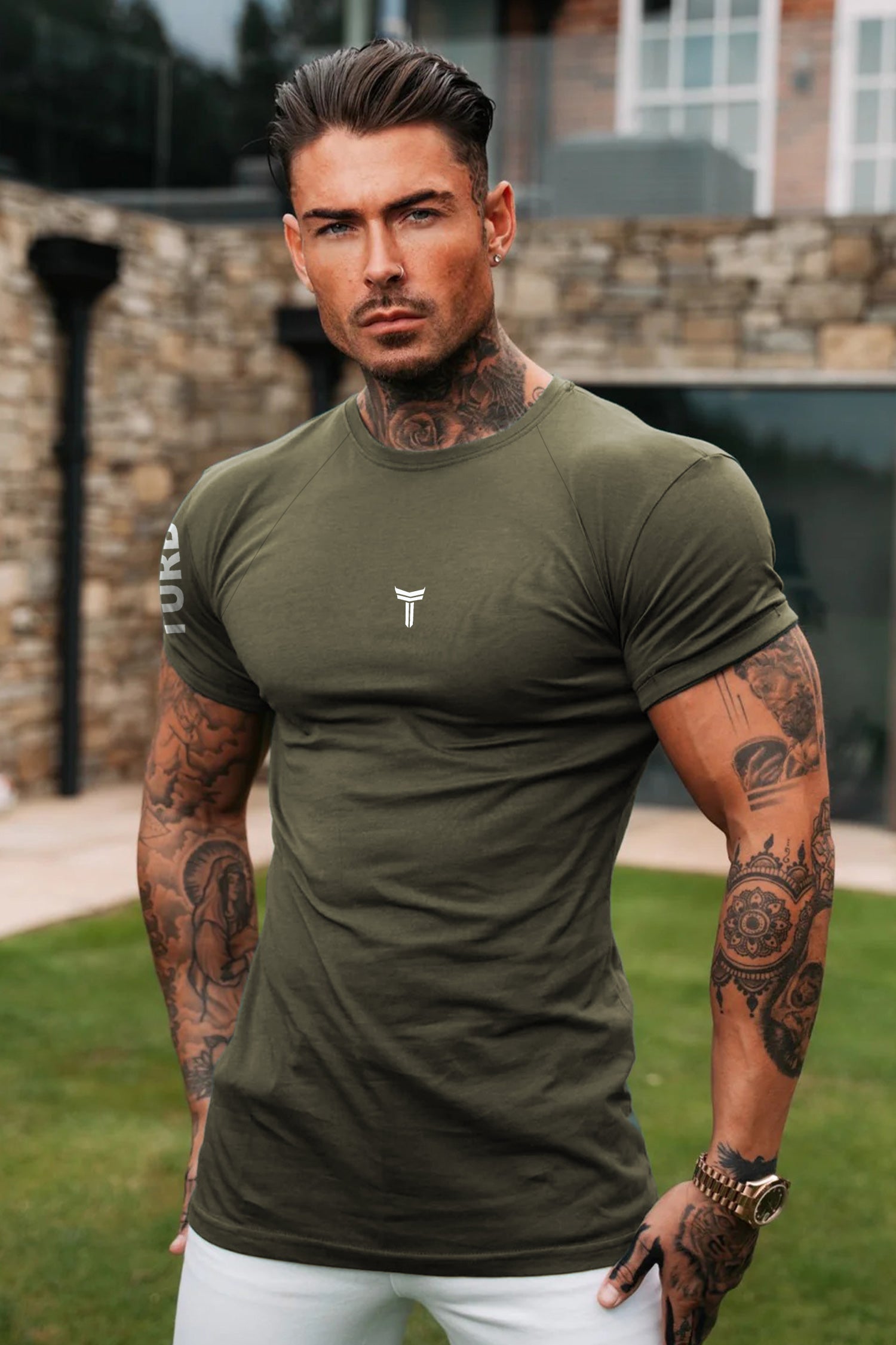 Turbo 'Statement Sleeve' Raglan Dry-Fit Tee