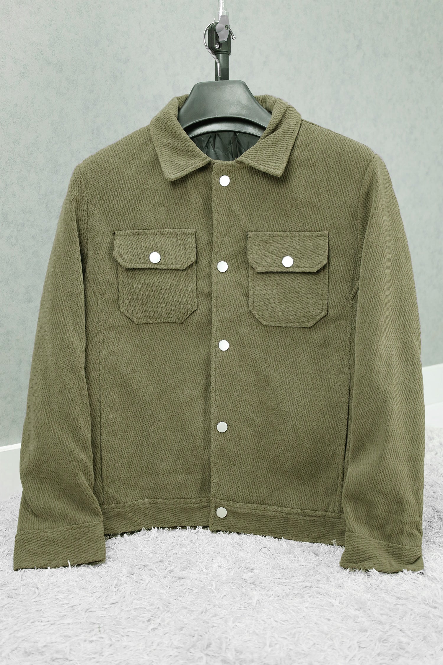 Vintage Rough Look Imported Men's Woolen Jacket