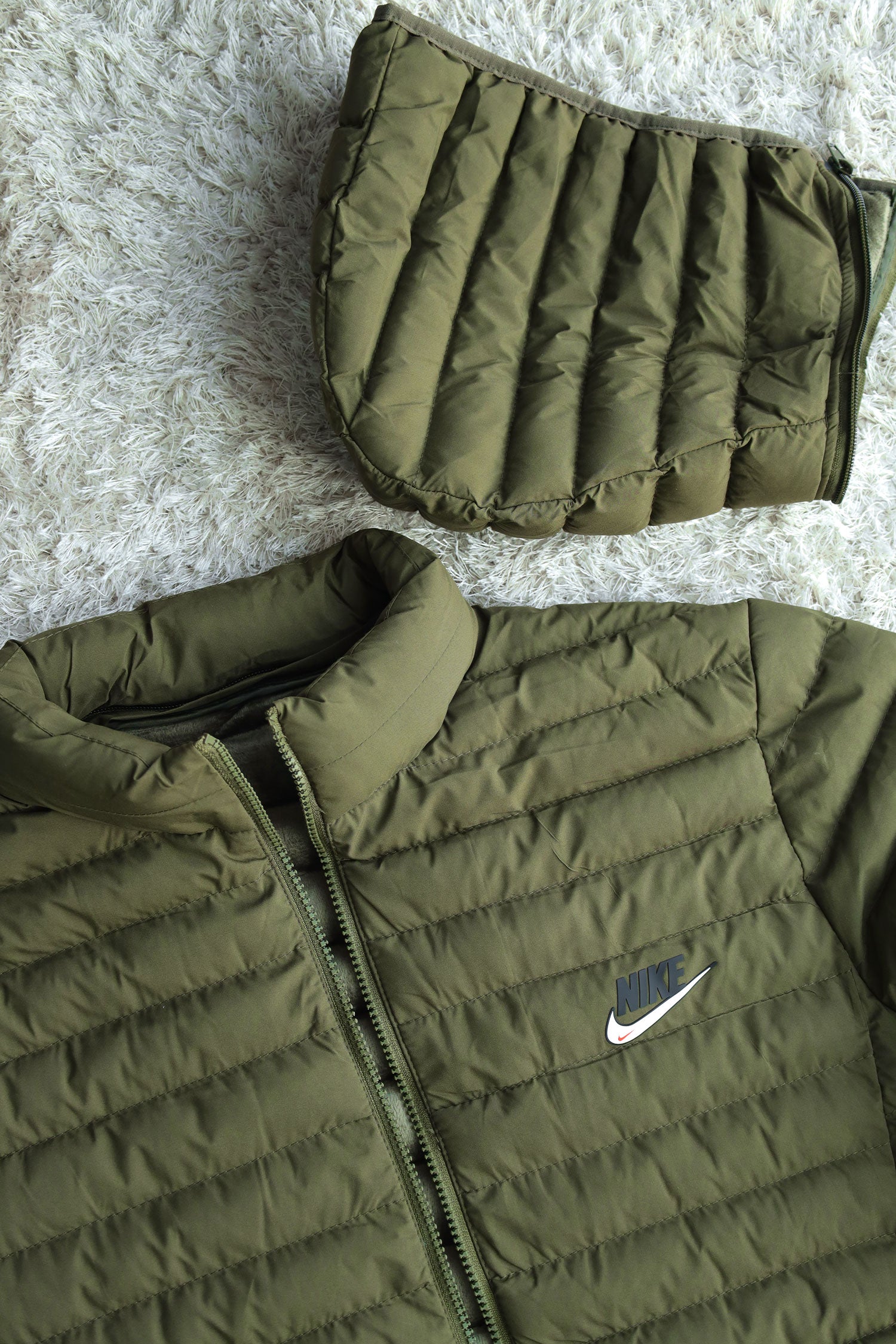 Nke Hooded Imported Puffer Jacket