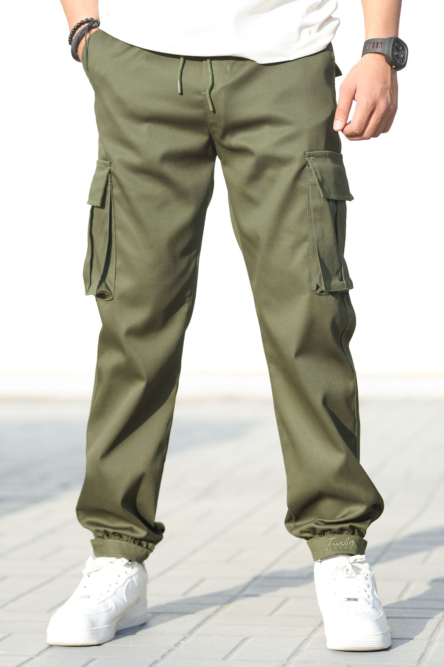 Turbo Vintage Grip Signature Imp Cotton Cargo Trouser