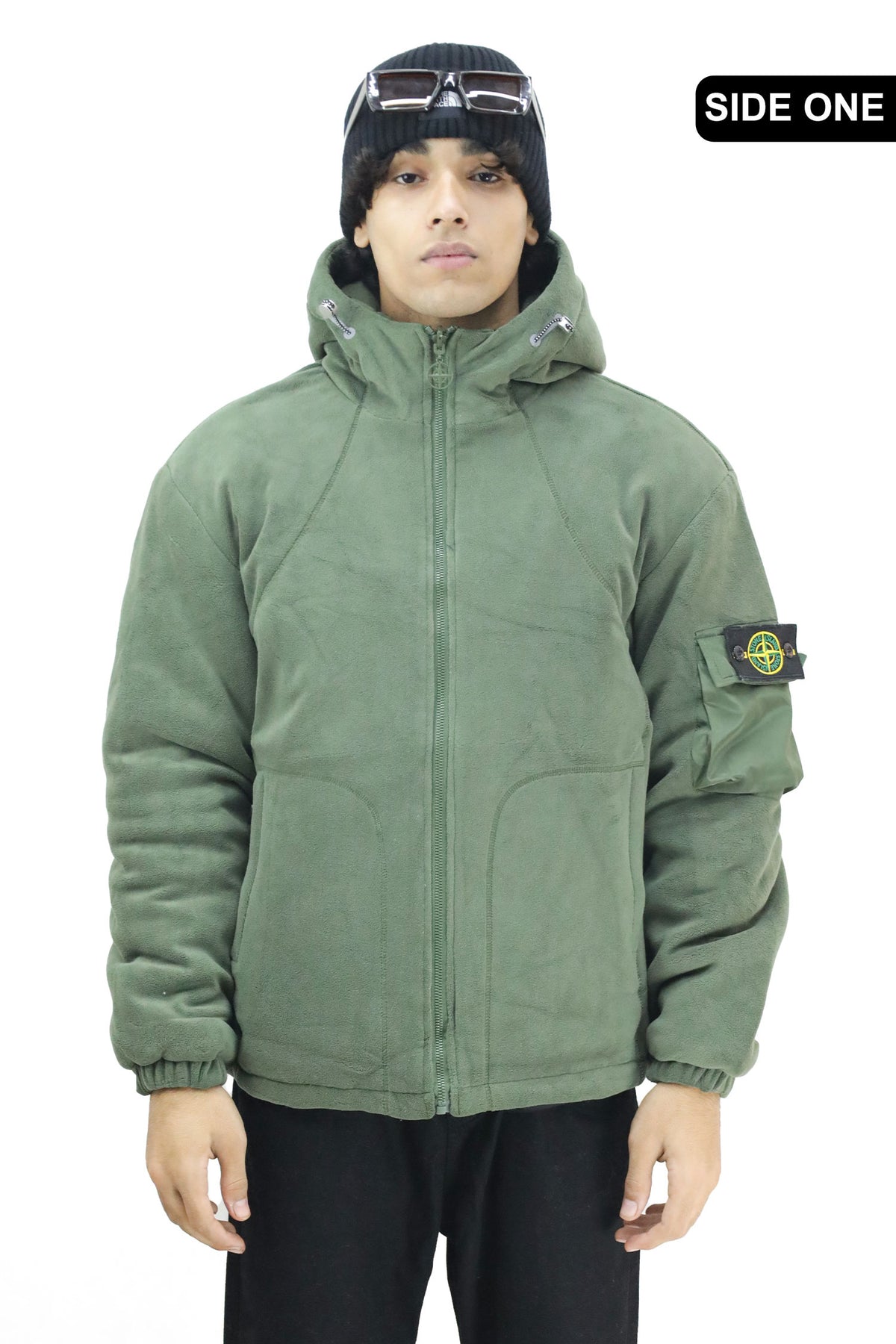 Stone Island Hooded Double Side Imported Puffer Jacket