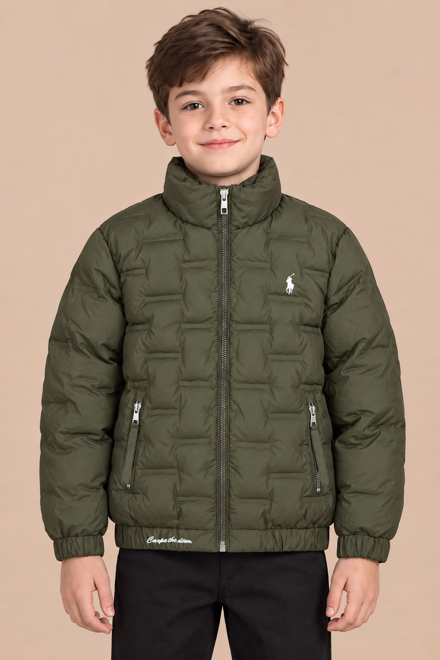 Polo Beaton Quilted Imported Kid's Puffer Jacket
