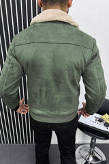 LN 1998 Classic Zipper Men's Suede Jacket