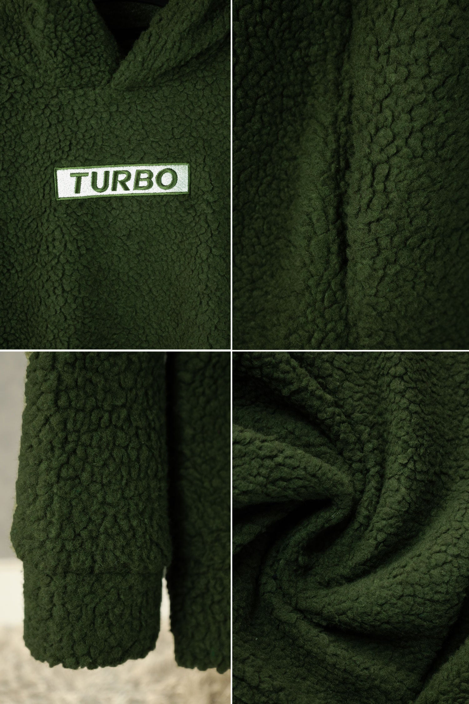 Turbo Cozy Imported Sherpa-Lined Hoodie