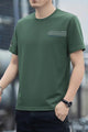Cotton Blend Round Neck T-shirt
