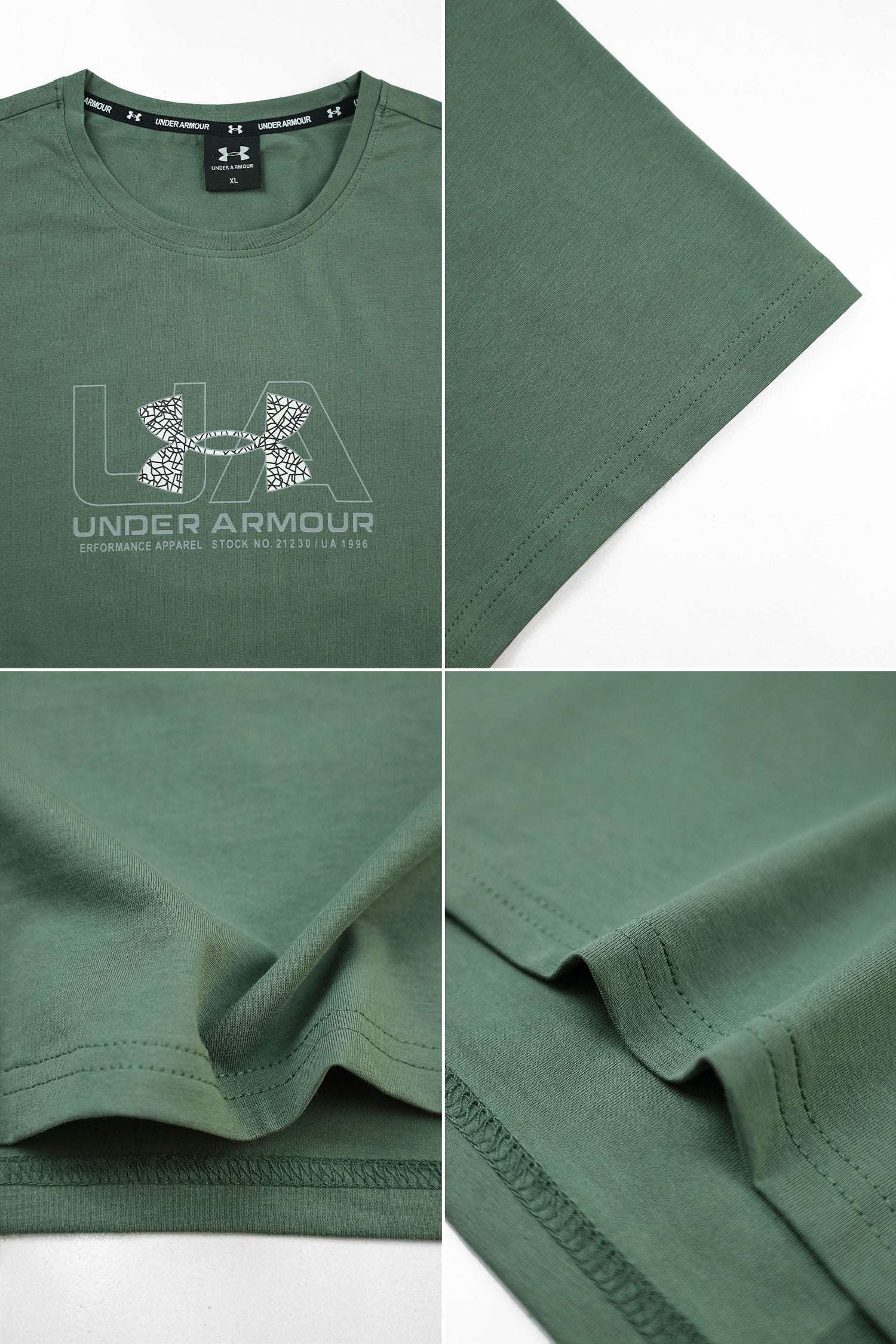 Undr Armr Short Sleeve Shirt Imported Round Neck T-Shirt