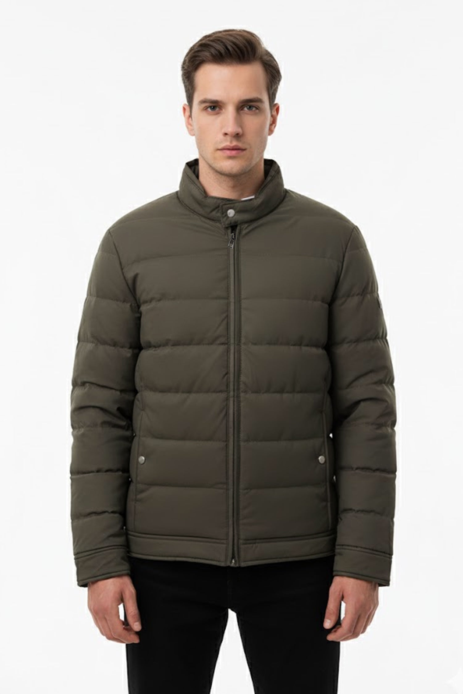 Contrast Padded Imported Puffer Jacket