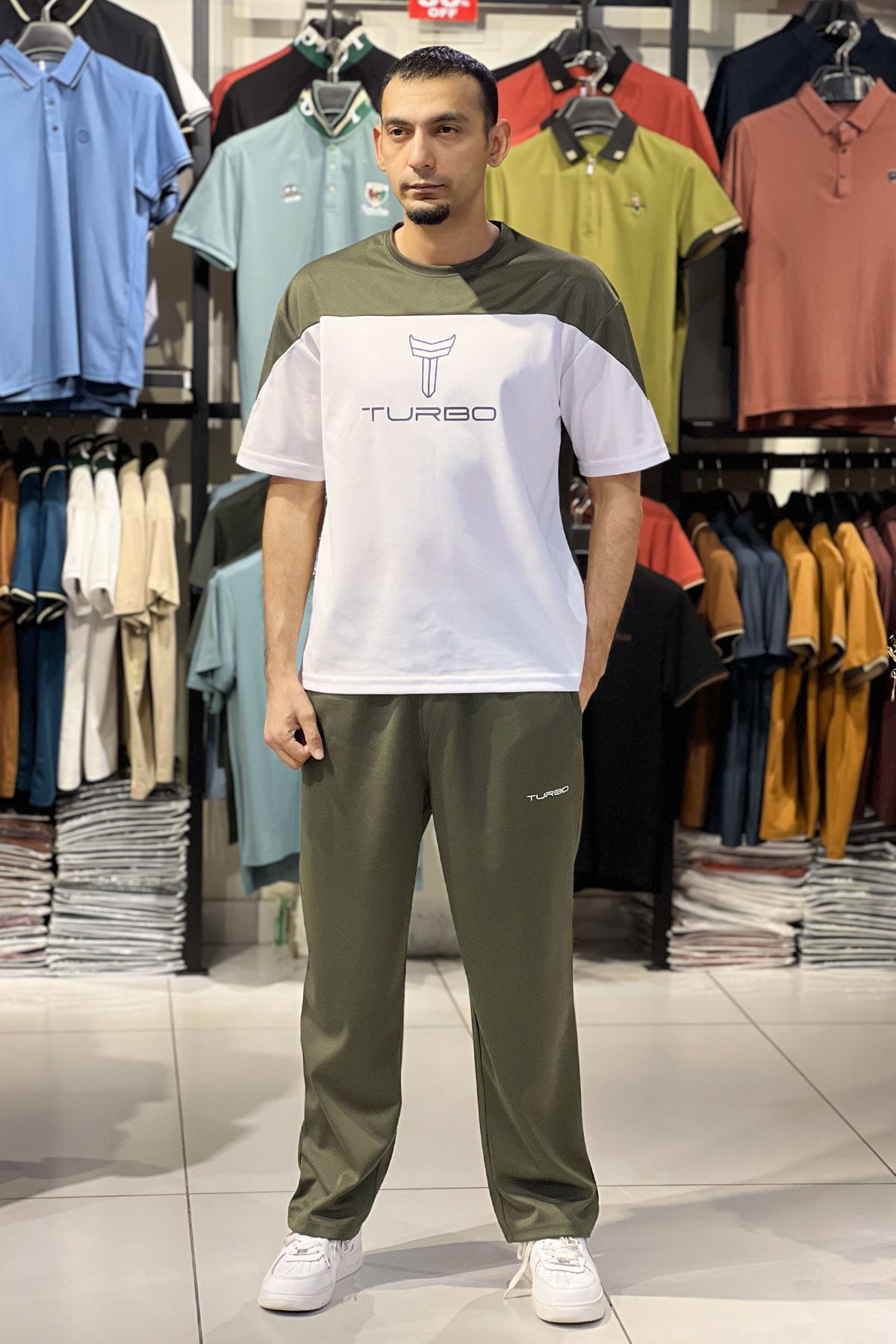 Turbo Wrangler Sleeve Oversize Quick-Dry Tracksuit