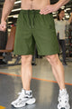 Oversized  Fashion Streetwear Sports Gym Shorts In Camo Green