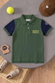 Hcket Heritag Colourblock Younger Kids Polo Shirt