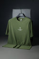 Turbo Street-Style Round Neck Dry-fit Shirt In Camo Green