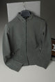 Winter Essential Imported Suede Leather Jacket In Camo Green