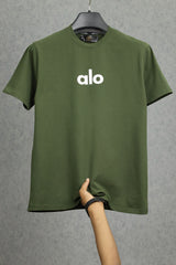 Alo 'The Icon' Geometric Graphic Crew Neck Tee