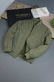 Winter Essential Imported Light Weight Jacket In Camo Green
