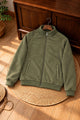 Turbo Zip-Through Mock Neck Imported Men's Suede Jacket