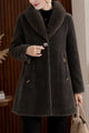 Women's Faux Fur Imp Wool Long Coat